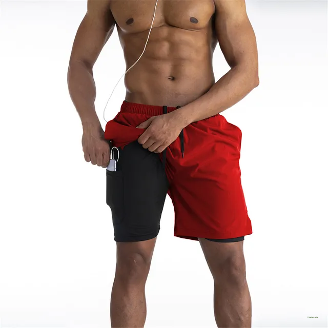 2 IN 1 QUICKDRY SPORTS SHORTS