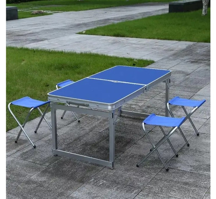 PORTABLE CAMPING TABLE WITH CHAIRS