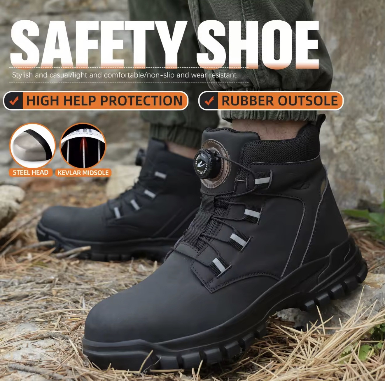 HEAVY DUTY SAFETY BOOTS