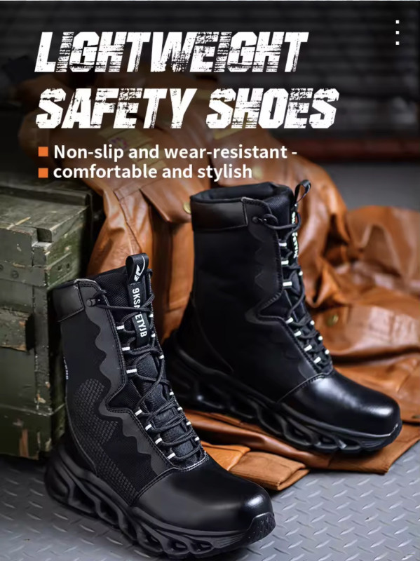 LIGHTWEIGHT TACTICAL SAFETY BOOTS