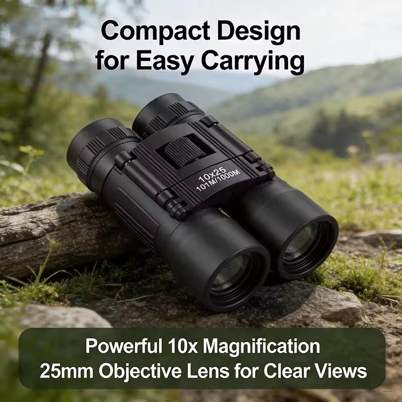 10X25 COMPACT BINOCULARS