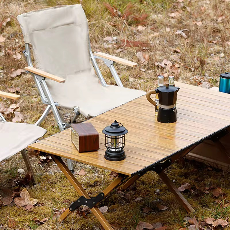 FOLDABLE ALUMINUM CAMPING TABLE