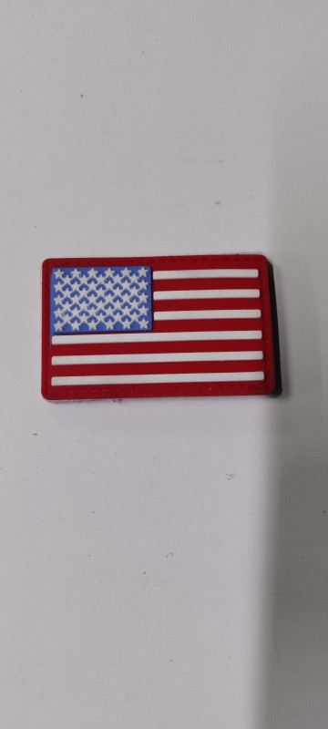 RUBBER US BADGE PATCH